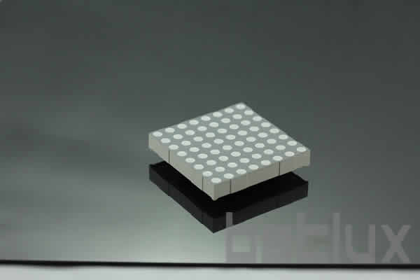 2.3 inch height 8x8 LED dot matrix, RGB color