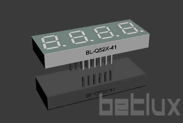 0.52 inch four seven segment led display