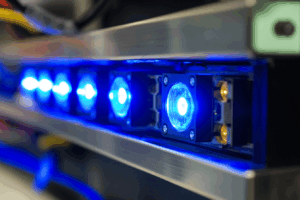 LED housing for Device power indicators