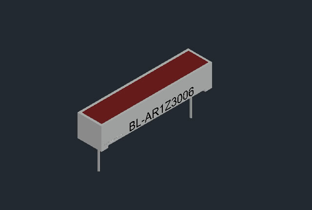 LED light bar(rectangular ,1 bar,30*6mm)