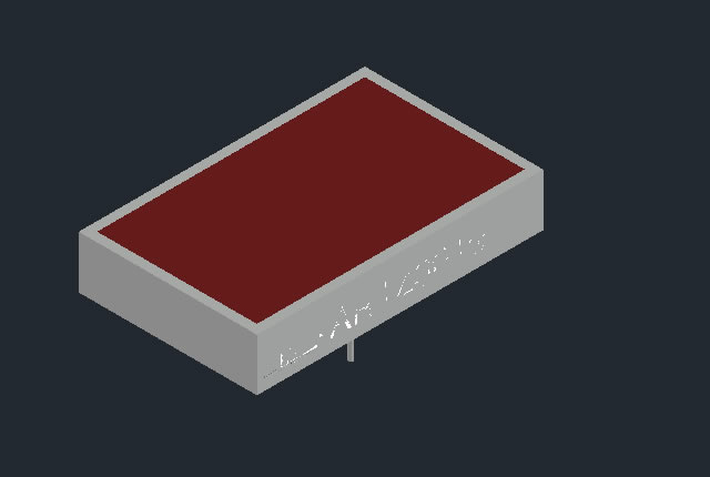 LED light bar(rectangular ,1 bar,30*19mm)