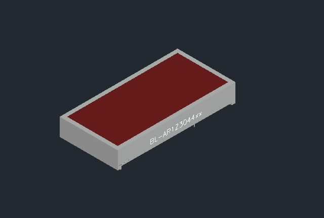 LED light bar(rectangular ,1 bar,30*44mm)