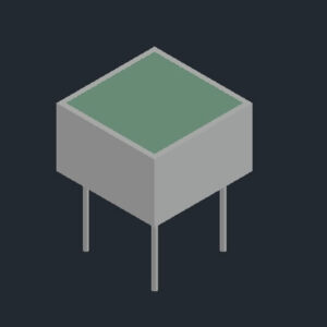 LED light bar(square ,1 bar,10.00*10.00mm)