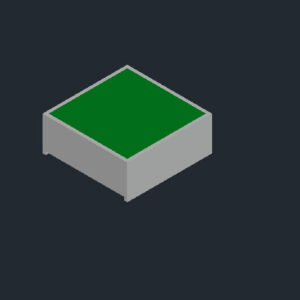 LED light bar(square ,1 bar,27*27mm)