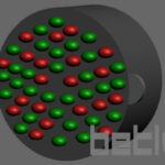 52mm-round LED cluster
