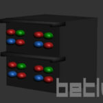 39mm-square LED cluster