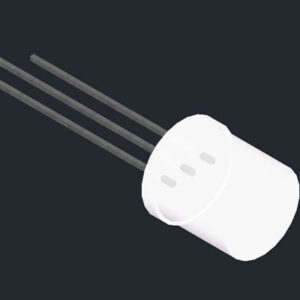 10mm flat top,cylinder LED diode, bi-color, 3 leads