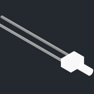 2mm flat top,cylinder super bright LED diode