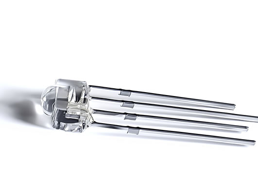 3mm round RGB color LED diode