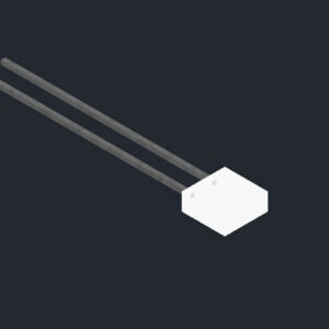 2x5x5mm rectangular LED diode