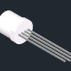 8mm Flat-Top Cylindrical RGB LED Diode | High Brightness