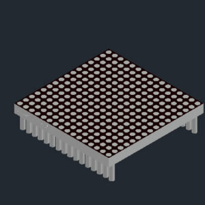 1.5 inch height 16x16 LED dot matrix