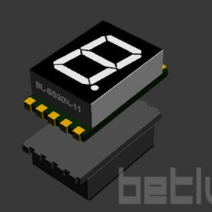 SMD seven segment display 0.3 inch