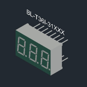 3 digit display 0.36 inch RGB COLOR