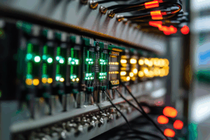 telecom device hub indicator